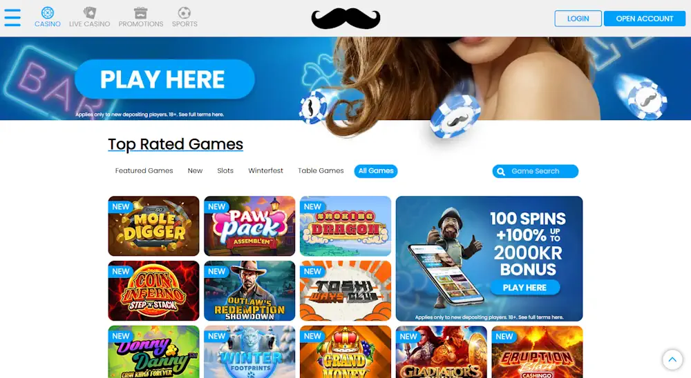 Mr.Play Casino Velkomstbonus Screenshot